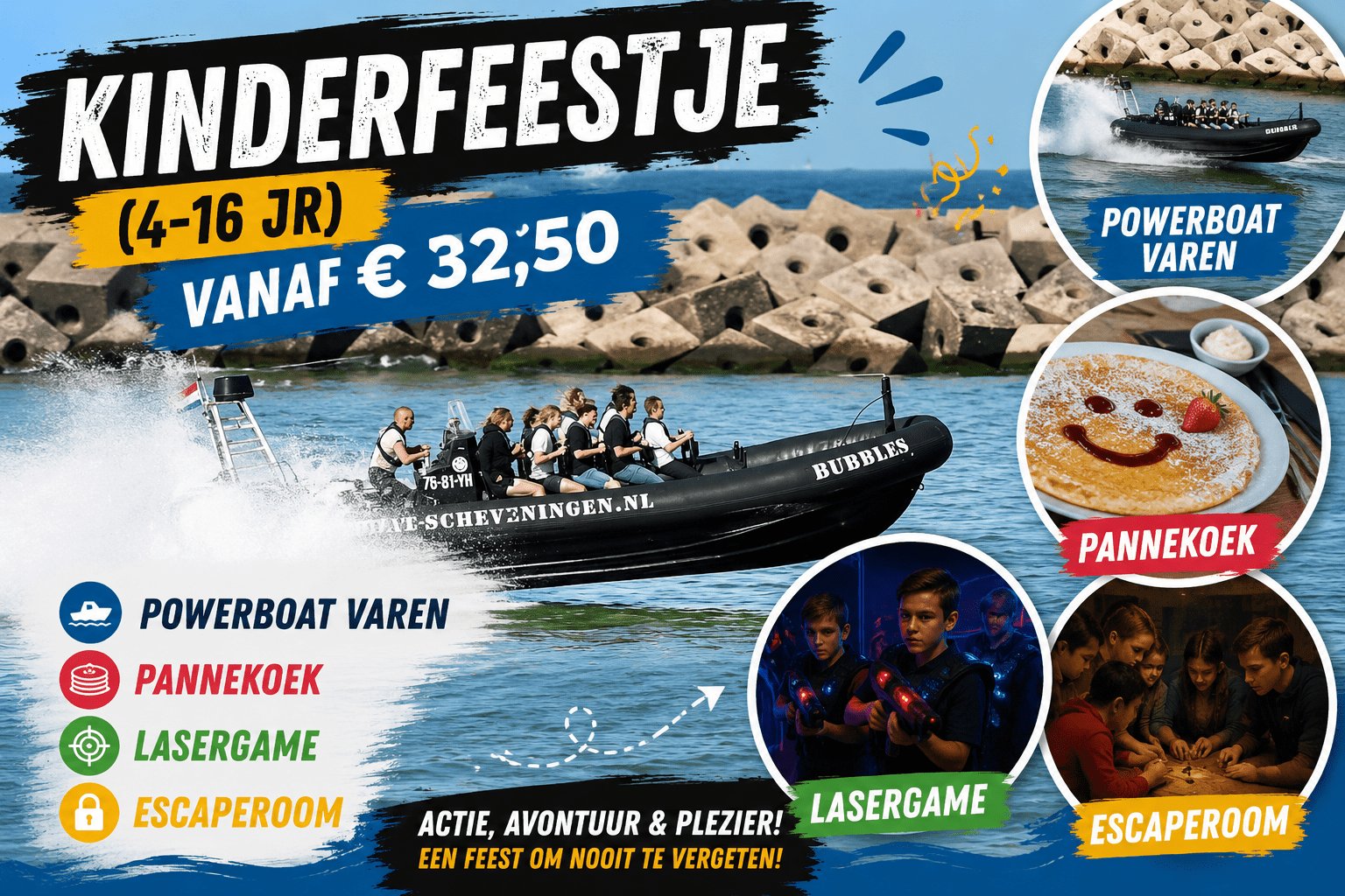 kinderfeestje Vergaderen Strand